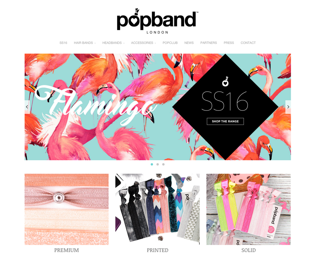 New Popband Website & SS16