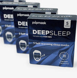 Deep Sleep Fragrance-free Self-warming Large Sleep Masks (5 Pack)