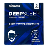 Deep Sleep Fragrance-free Self-warming Large Sleep Masks (5 Pack)