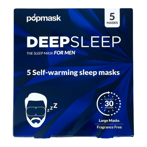 Deep Sleep Fragrance-free Self-warming Large Sleep Masks (5 Pack)