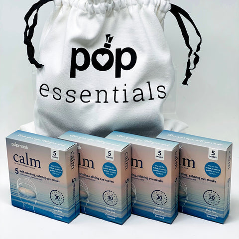 Popmask Calm Heated Sleep Mask Gift Set – 20 Masks