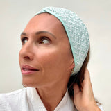 Spa Microfiber Makeup & Skincare Headband Green (Single)