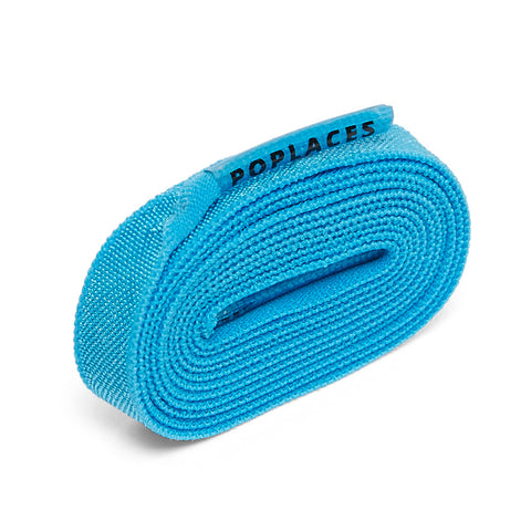 Bright Blue Poplaces | Shoe Laces