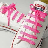 Neon Pink Poplaces | Shoe Laces | In-Shoe | Converse